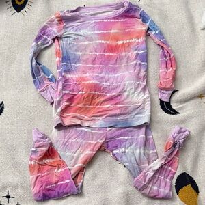 Little Sleepies Rainbow Swirl Pajama Set